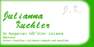 julianna kuchler business card